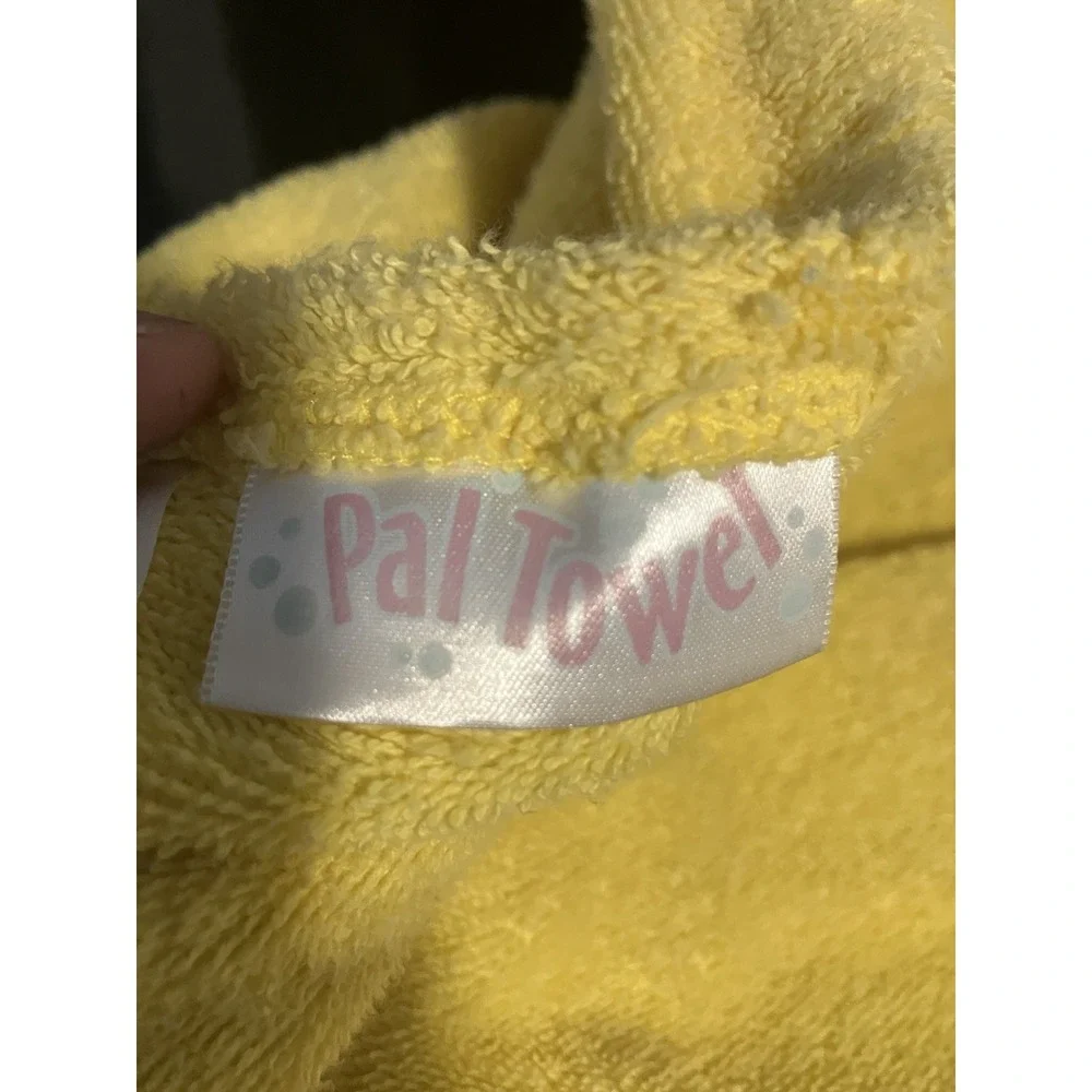 Pal Towel Yellow Duck Orange Feet Kids Bath Hooded Towel Wrap Cotton Shower Time